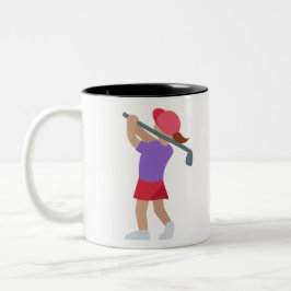 Caneca De Café Em Dois Tons golfe