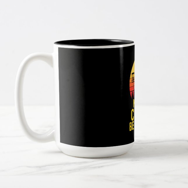 Caneca De Café Em Dois Tons Golfe De Disco Com Você (Esquerda)