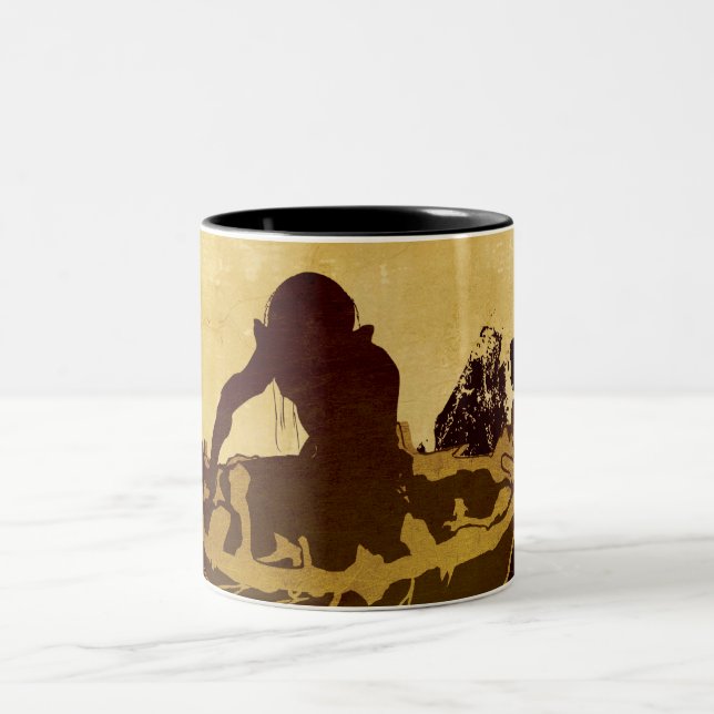 Caneca De Café Em Dois Tons GOLLUM™ em uma jangada (Centro)