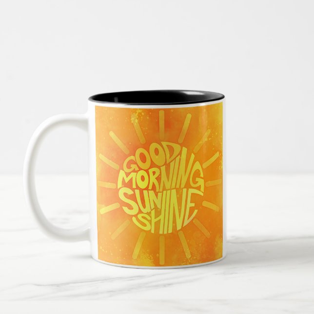 Caneca De Café Em Dois Tons Good Morning, Sunshine (Esquerda)