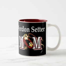 Caneca De Café Em Dois Tons Gordon Setter MOM Gifts