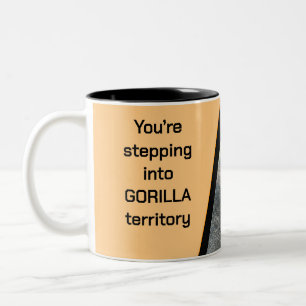 Caneca De Café Em Dois Tons Gorilla Welcome