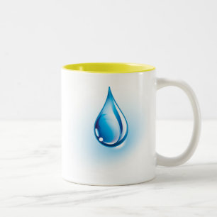 Caneca De Café Em Dois Tons Gota da luz do sol