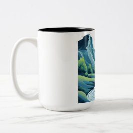 Caneca De Café Em Dois Tons Grace encontra um caminho
