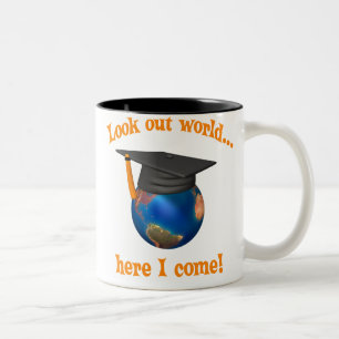 Caneca De Café Em Dois Tons Graduação engraçada