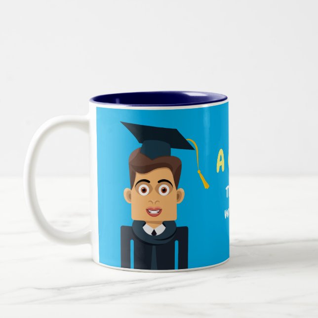 Caneca De Café Em Dois Tons Graduado (Esquerda)