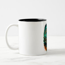 Caneca De Café Em Dois Tons Graffiti Classic Car Mug