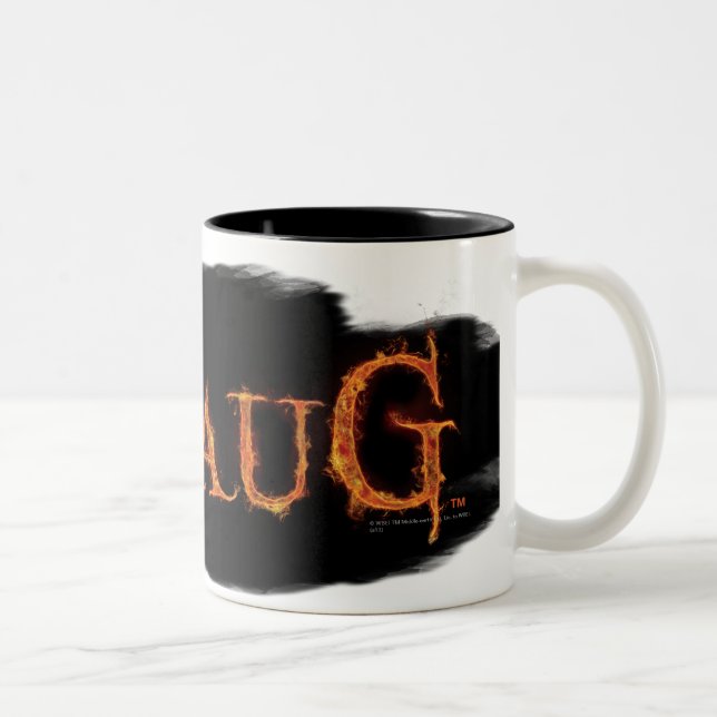 Caneca De Café Em Dois Tons Gráfico de nomes SMAUG™ (Direita)