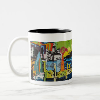 Caneca De Café Em Dois Tons Grafite Paralimni de Chipre