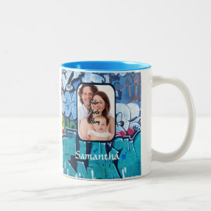 Caneca De Café Em Dois Tons Grafite Personalizado