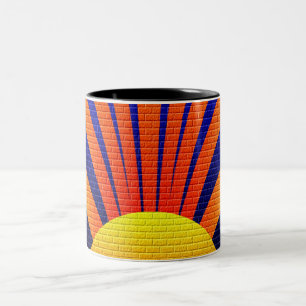 Caneca De Café Em Dois Tons Grafites de Sun