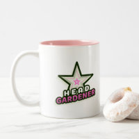 Grama de café de jardineiro feminino - Rosa