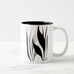 Caneca De Café Em Dois Tons Grama do pântano II