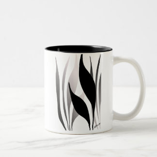 Caneca De Café Em Dois Tons Grama do pântano II