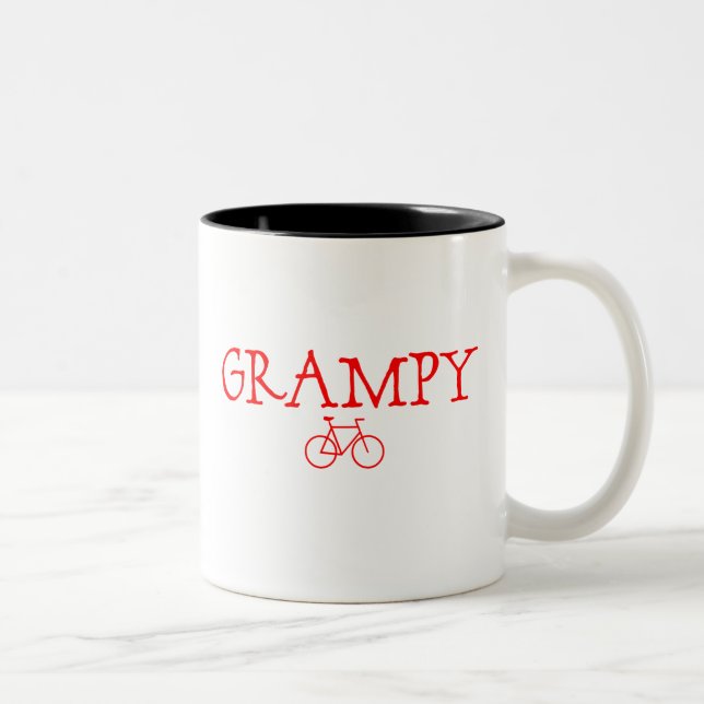 Caneca De Café Em Dois Tons Grampy Red Bike (Direita)