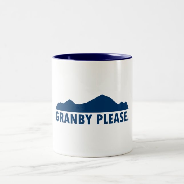 Caneca De Café Em Dois Tons Granby Colorado Please (Centro)
