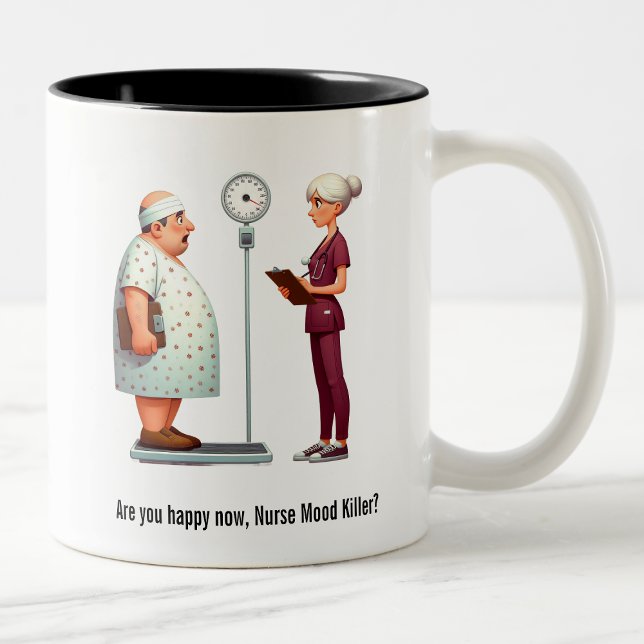 Caneca De Café Em Dois Tons Grande Choque para um Paciente Grande (Criador carregado)