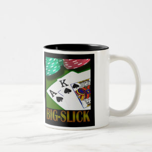 Caneca De Café Em Dois Tons Grande-Liso