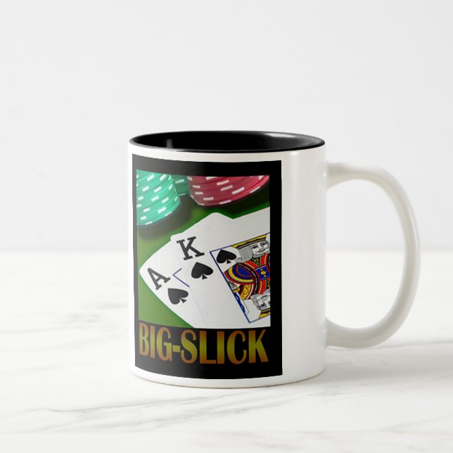 Caneca De Café Em Dois Tons Grande-Liso (Direita)