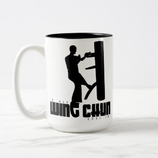 Caneca De Café Em Dois Tons Grande Mestre - Ip Man "Wing Chun" Wooden Dummy
