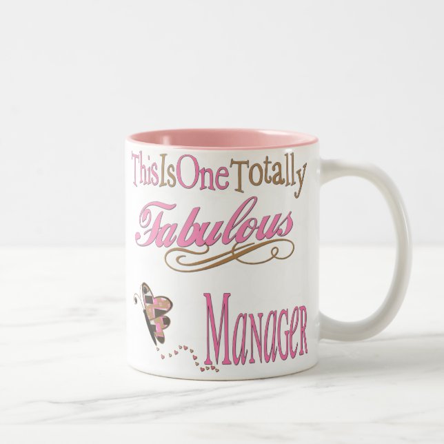 Caneca De Café Em Dois Tons Grandes presentes para o chefe (Direita)