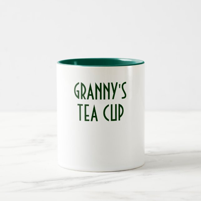 CANECA DE CAFÉ EM DOIS TONS GRANNY'S, TEA CUP (Centro)