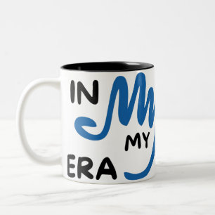 Caneca De Café Em Dois Tons Grático da Moda da Minha Era