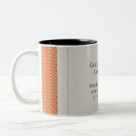 Caneca De Café Em Dois Tons Gratidão Permanece: Todo Ritmo de Vida Reflexivo