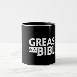Caneca De Café Em Dois Tons Graxa em minha caneca