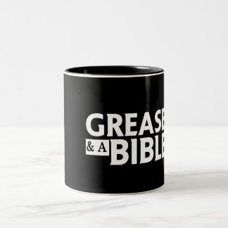 Caneca De Café Em Dois Tons Graxa em minha caneca