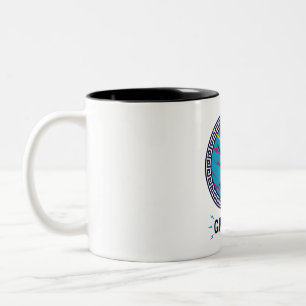 Caneca De Café Em Dois Tons Grécia - Zeus, mitologia grega Deus