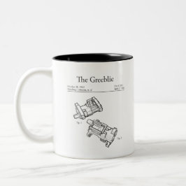 Caneca De Café Em Dois Tons Greeblie Patent Mug