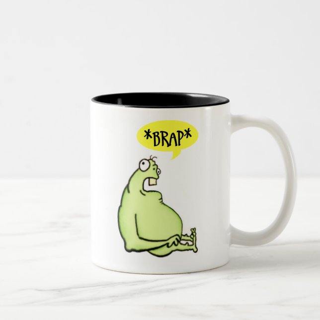 Caneca De Café Em Dois Tons Green Monster Mug (Direita)