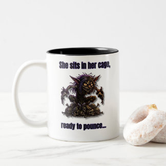 Caneca De Café Em Dois Tons Gremlin Pronta para Saltar