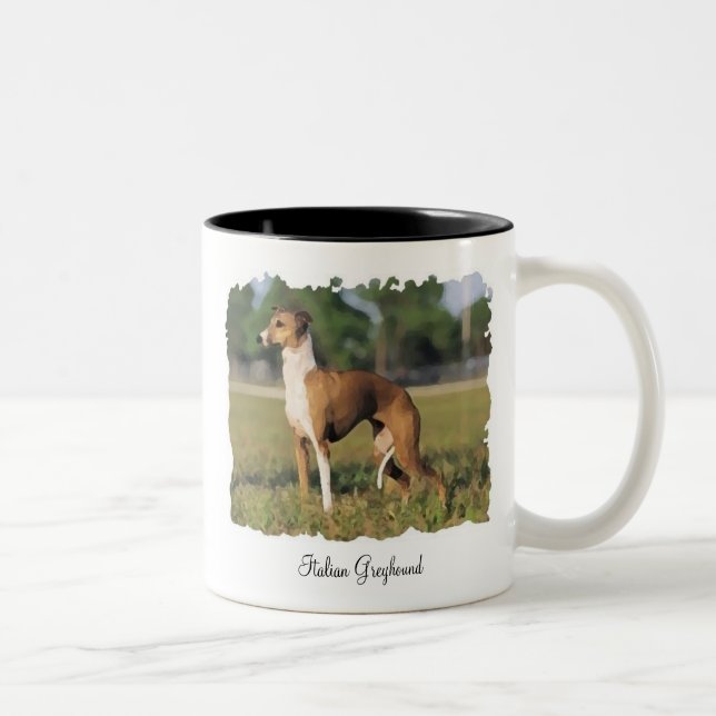 Caneca De Café Em Dois Tons Greyhound Mug (Direita)