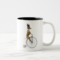 Greyhound na Bicicleta Negra Penny Farthing