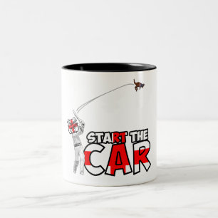 Caneca De Café Em Dois Tons Grilo engraçado de Inglaterra