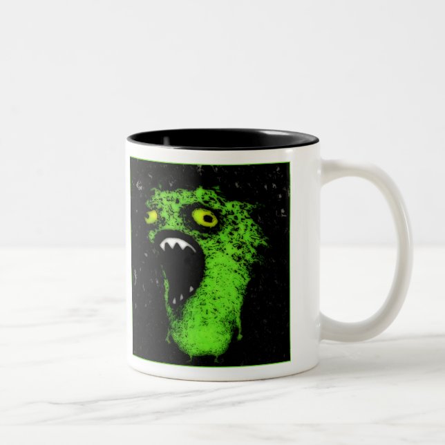 Caneca De Café Em Dois Tons Gritar Verde (Direita)