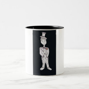 Caneca De Café Em Dois Tons Groom Tuxedo