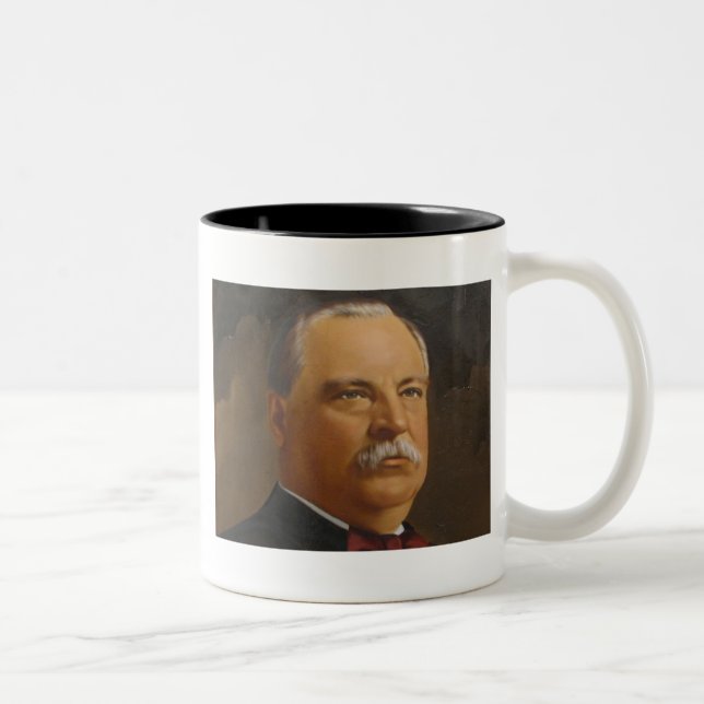 Caneca De Café Em Dois Tons Grover Cleveland 22 e 24 (Direita)