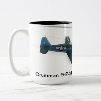 Caneca De Café Em Dois Tons Grumman F6F-3 Hellcat