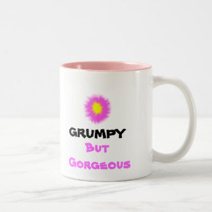 Caneca De Café Em Dois Tons GRUMPY, Mas Gordo