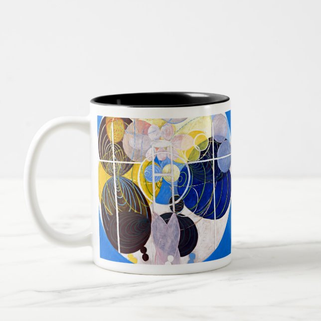 Caneca De Café Em Dois Tons Grupo de Hilma af Klint III (Esquerda)