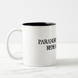 Caneca De Café Em Dois Tons Grupo de Pesquisa de Atividade Paranormal Mug