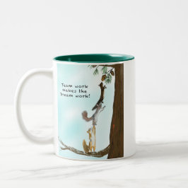 Caneca De Café Em Dois Tons Grupo de Trabalho