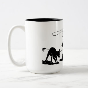 Caneca De Café Em Dois Tons Grupo Roping Mug