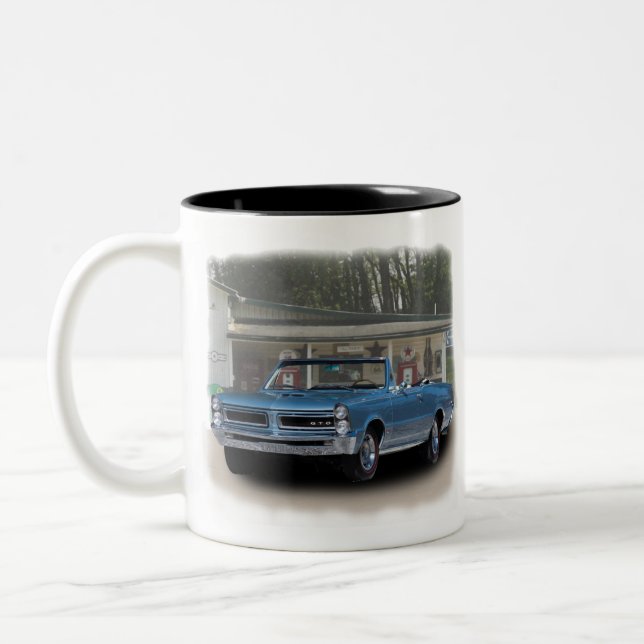 Caneca De Café Em Dois Tons GTO Pontiac 1965 (Esquerda)