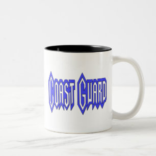 Caneca De Café Em Dois Tons Guarda costeira