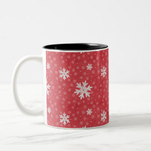 Caneca De Café Em Dois Tons Guardanapos de Convite para a Véspera de Natal Tis