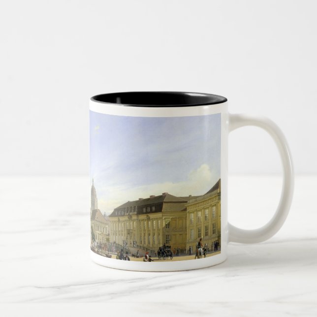 Caneca De Café Em Dois Tons Guardshouse novo, arsenal, o Palácio do príncipe & (Direita)